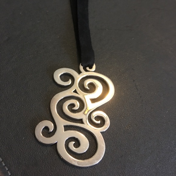 TOUS spirals Collect silver earrings and pendant